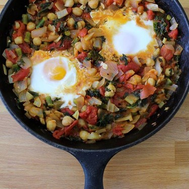 Veggie and Garbonzo Bean Shakshuka Recipe | SideChef