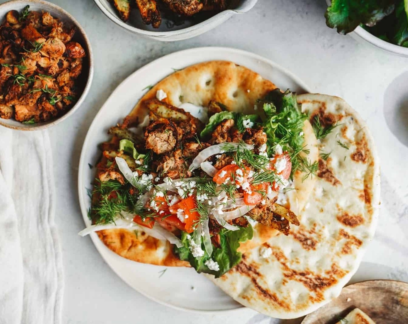 Plant-Based Jackfruit Gyros