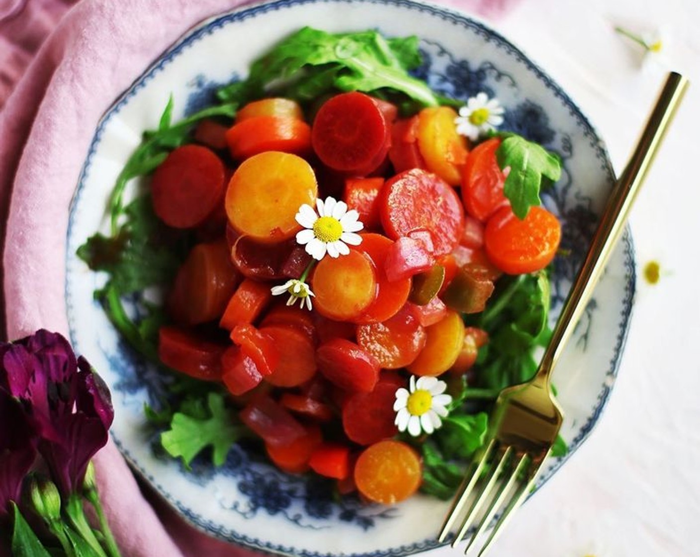 Old Fashioned Rainbow Copper Penny Salad