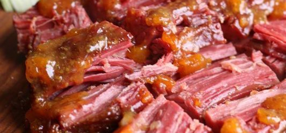 Corned Beef with Apricot Dijon Glaze Recipe | SideChef