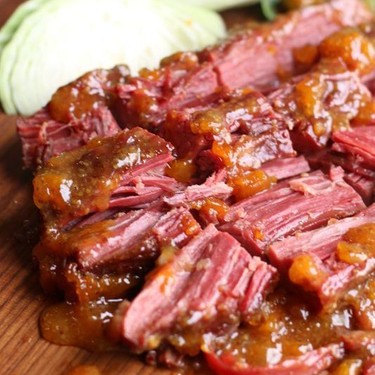Corned Beef with Apricot Dijon Glaze Recipe | SideChef