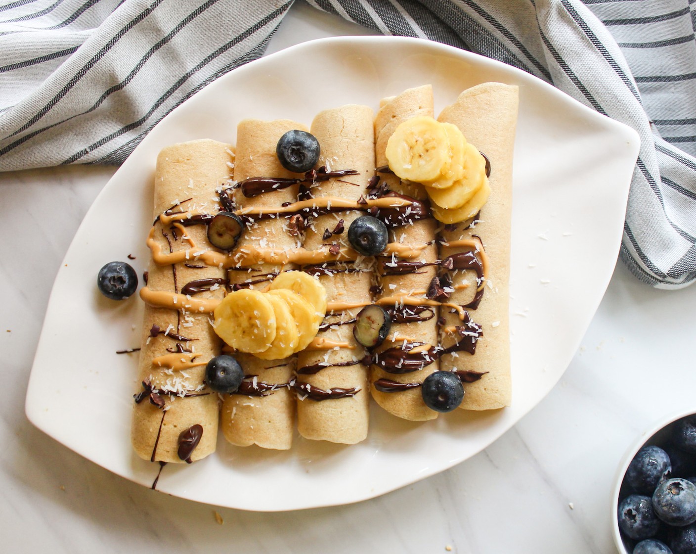 Vegan Almond Milk Crepes