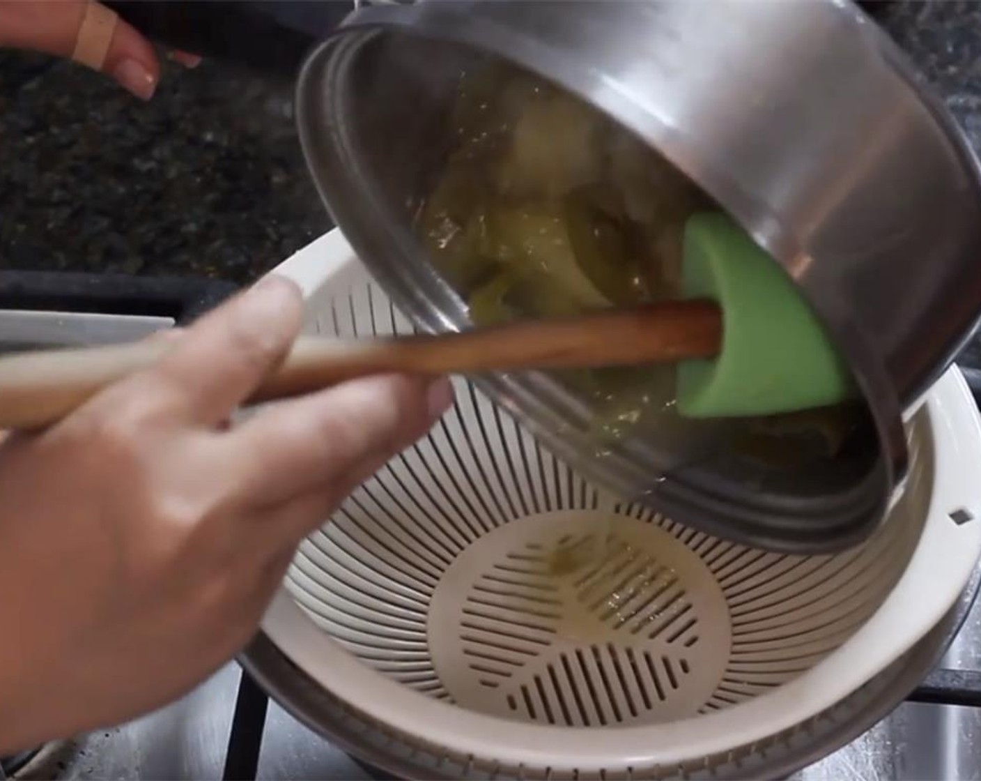 step 17 Strain syrup through a sieve.