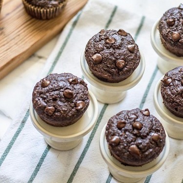 Double Chocolate Zucchini Muffins with Honey Recipe | SideChef