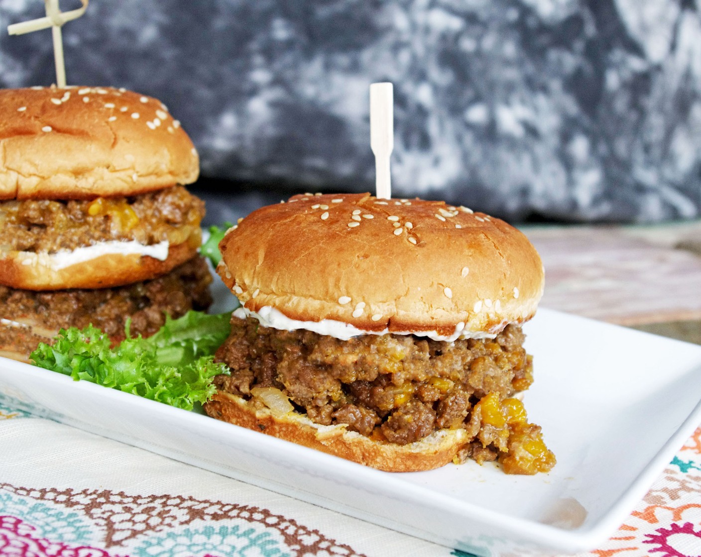 Chile Mango Sloppy Joes