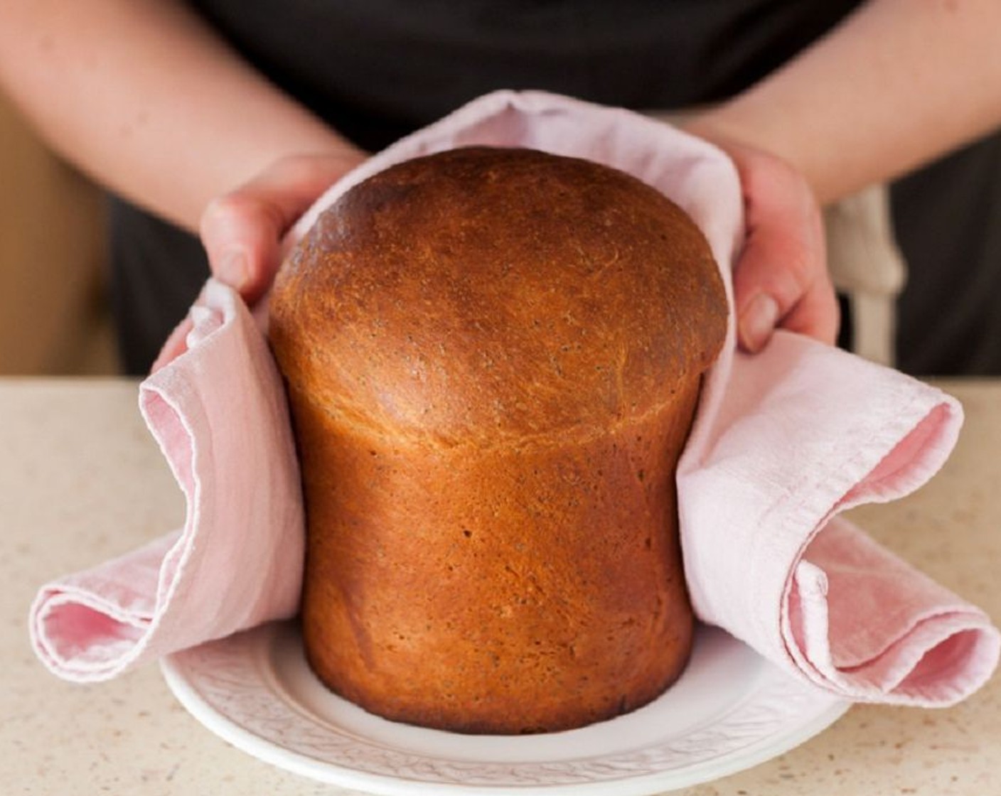 step 8 When the bread is ready, whisk together Powdered Confectioners Sugar (2 cups) with the Lemon Juice in a medium bowl. Pour this over the cooled Easter bread.