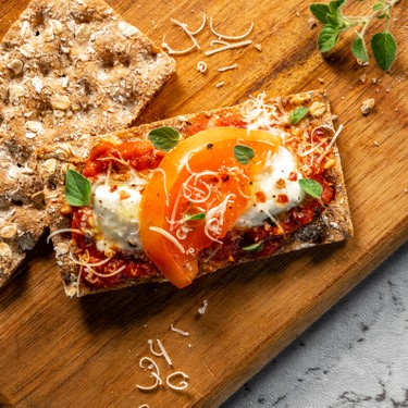 Pizza Toast Crispbread Recipe | SideChef