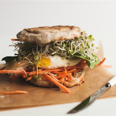 The 1-Minute Breakfast Sandwich Recipe | SideChef