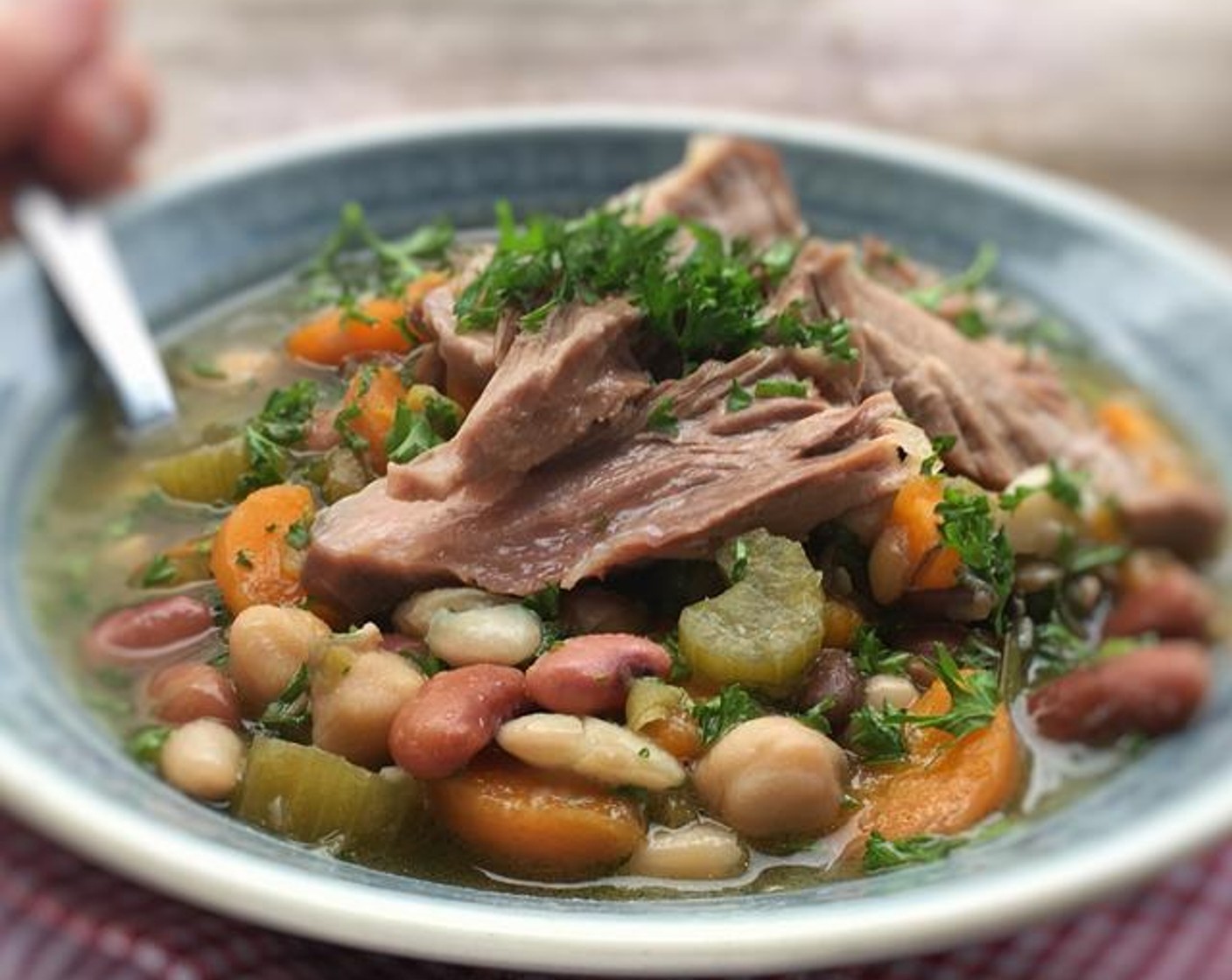 15 Bean Soup with Ham Hock