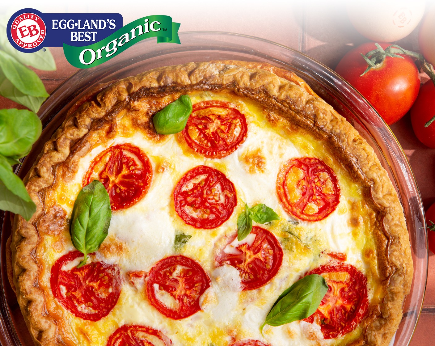 Caprese Quiche