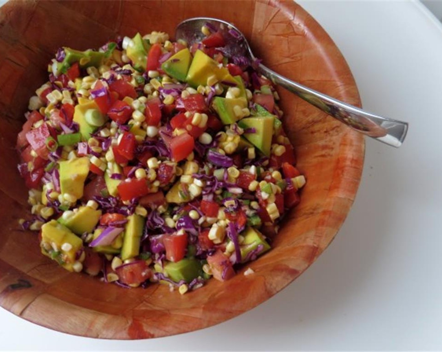 step 5 Pour dressing over the salad, and toss to combine. Serve, and enjoy!