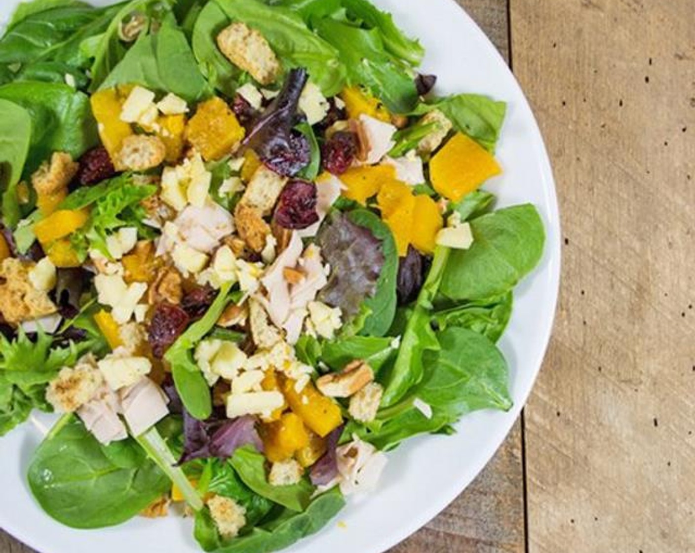 Butternut Squash Salad with Red Apple Balsamic