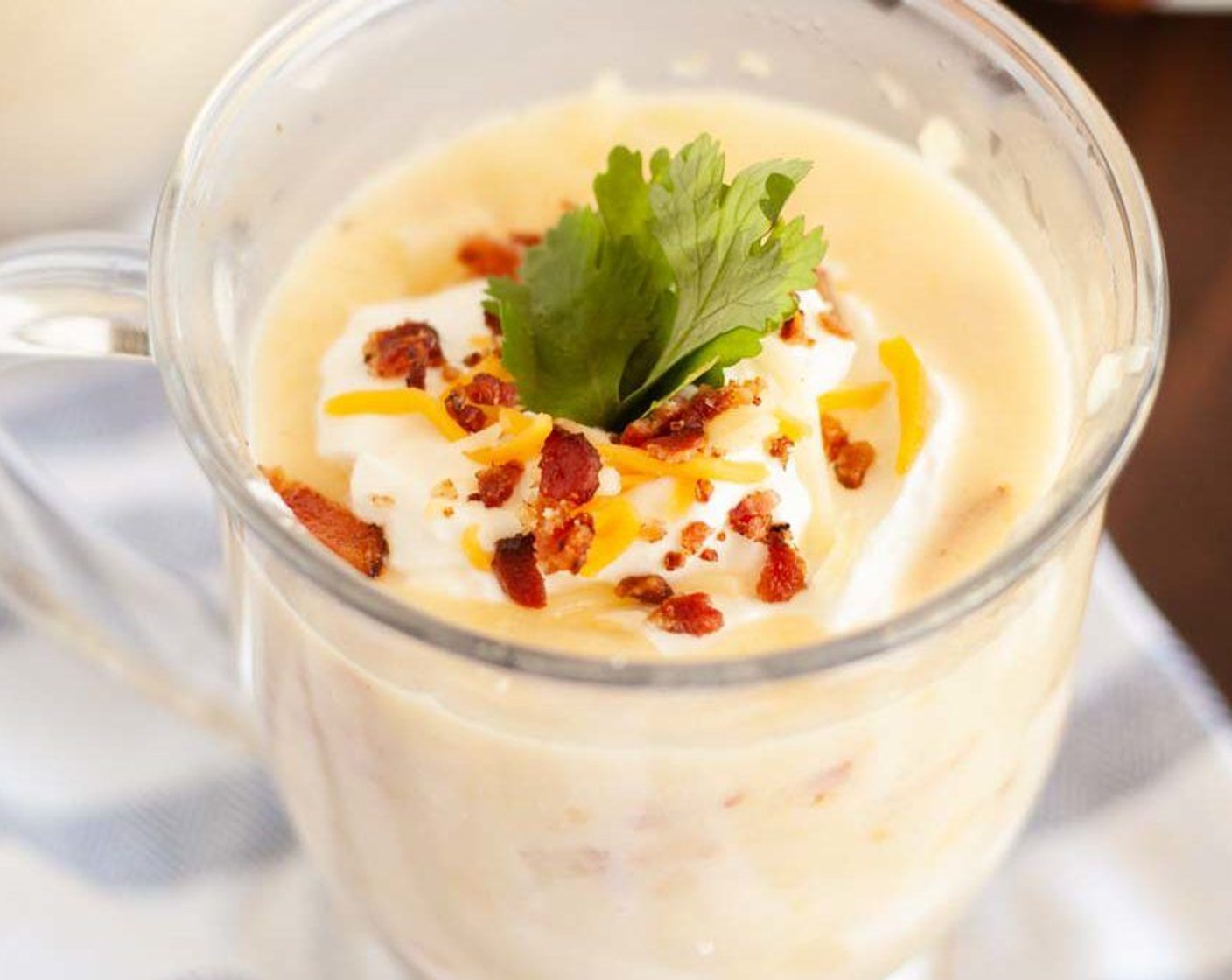 Individual Loaded Potato Soup