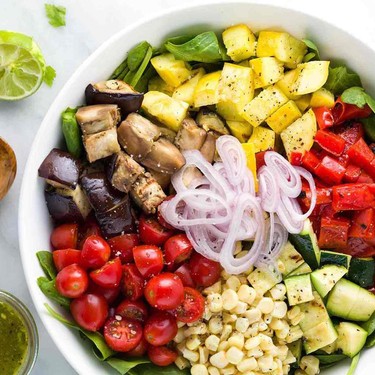 Grilled Vegetable Salad with Citrus Dressing Recipe | SideChef