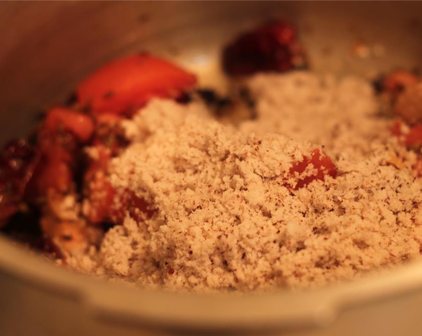 step 5 Add the grated coconut and cook for another minute.