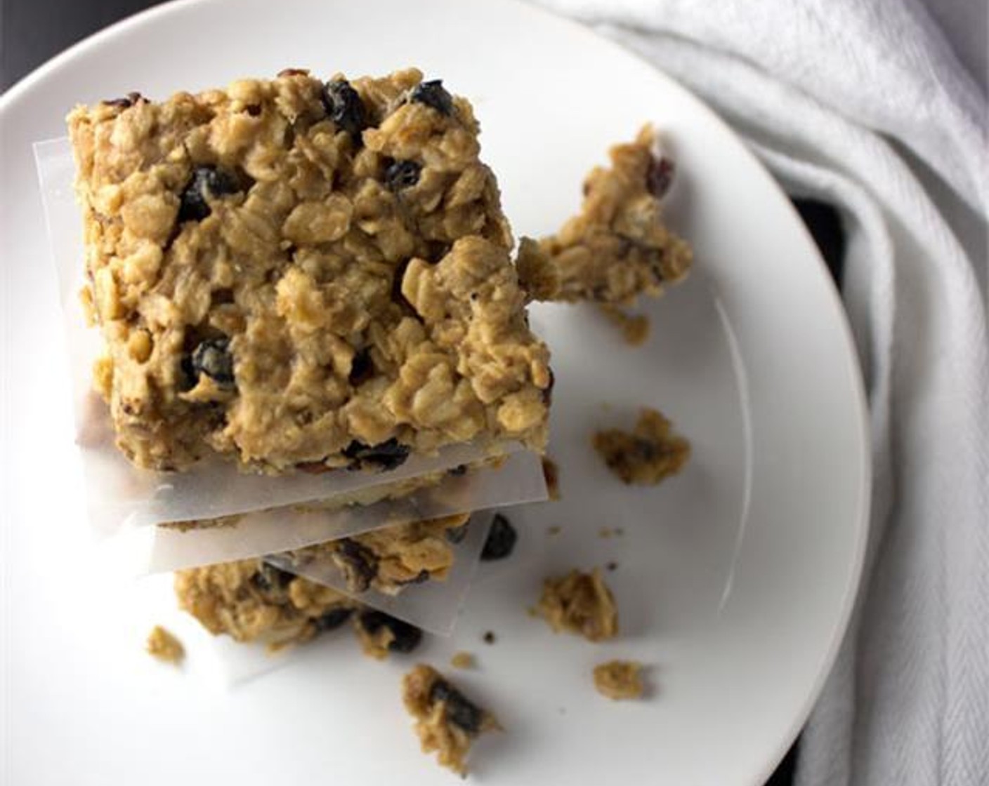 Brown Butter, Dried Fruit, Dark Chocolate Oat Bars
