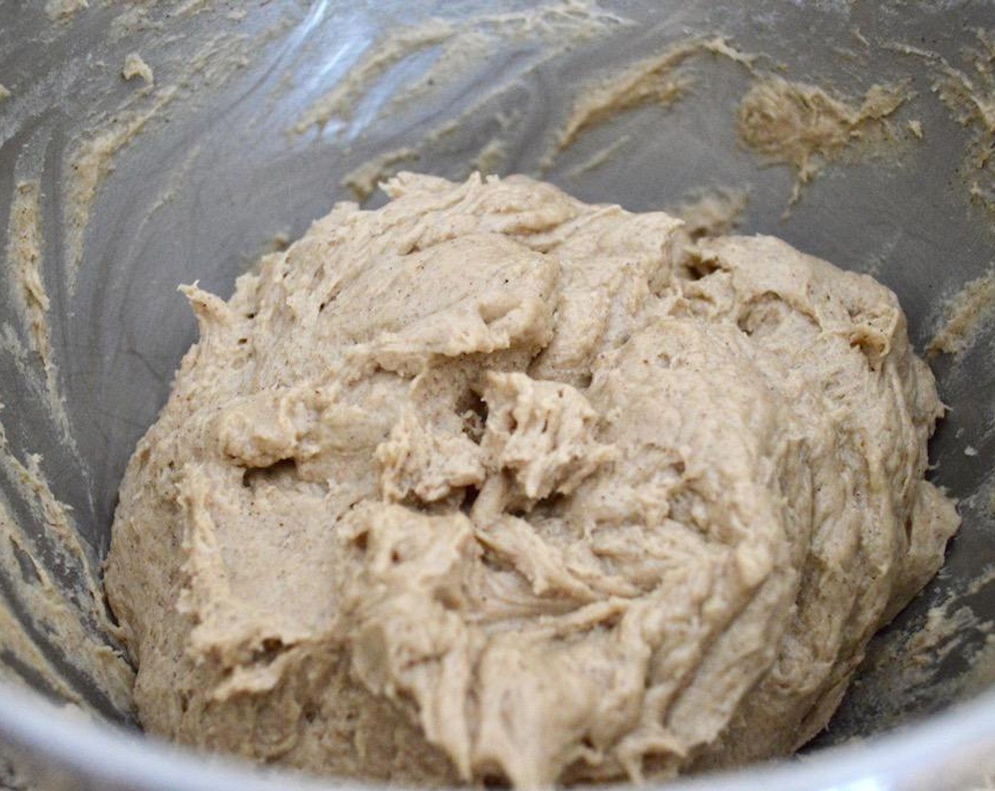 step 4 Slowly add in the All-Purpose Flour (5 3/4 cups) until you have a soft dough. Bring the dough together into a ball with your clean hands in the bowl, then cover it and set it aside in a warm, dry area. Let it rise for 3 hours.