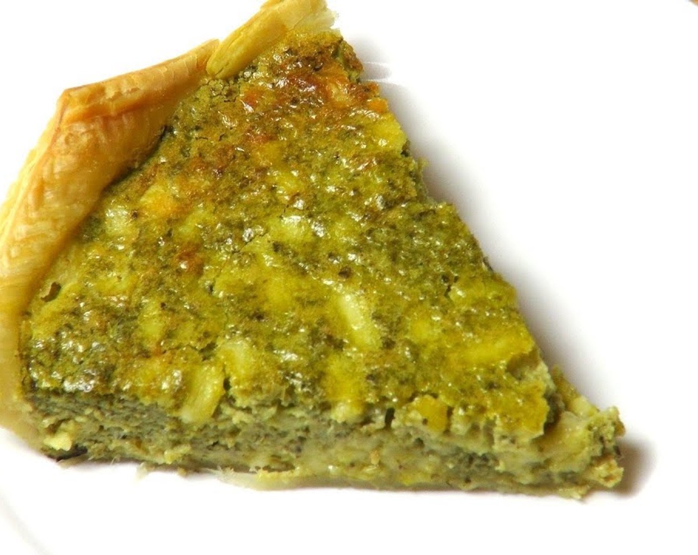 Quick Pesto Quiche