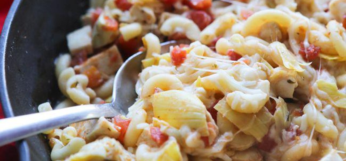Chicken Artichoke Pasta Skillet Recipe | SideChef