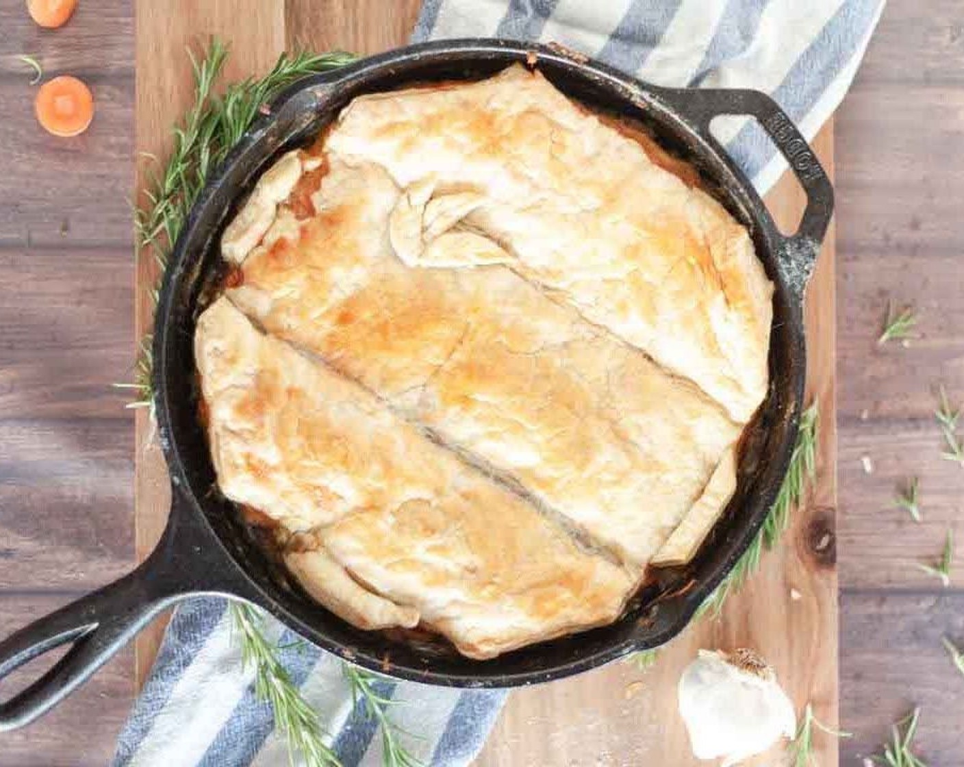 One-Skillet Chicken Pot Pie