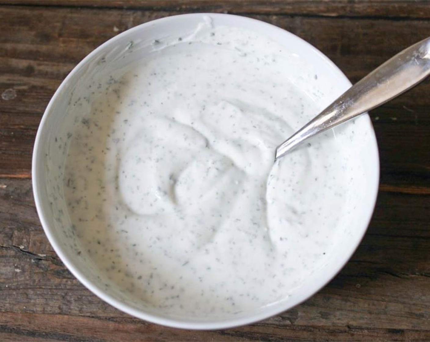 step 1 To make the ranch dressing, combine Nonfat Plain Greek Yogurt (1 1/2 cups), Dried Parsley (1 tsp), Dried Dill Weed (1/2 tsp), McCormick® Garlic Powder (1/4 tsp), Kosher Salt (1/2 tsp), Ground Black Pepper (1/4 tsp), and Smoked Paprika (1/8 tsp).