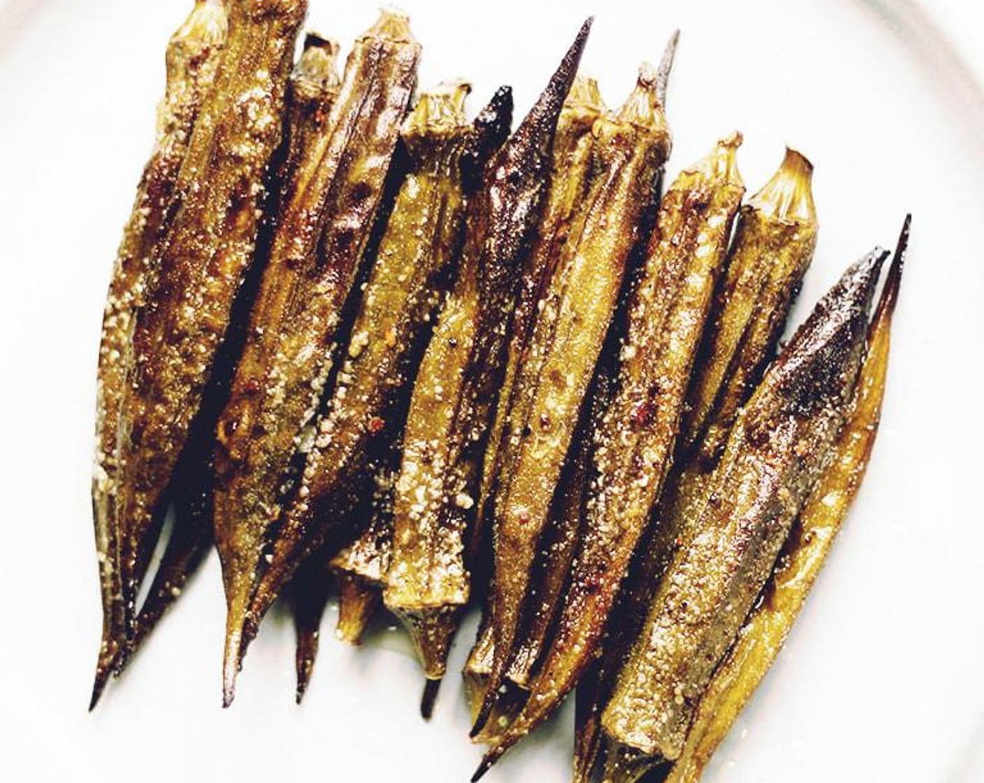 step 5 Serve the roast okra and enjoy!