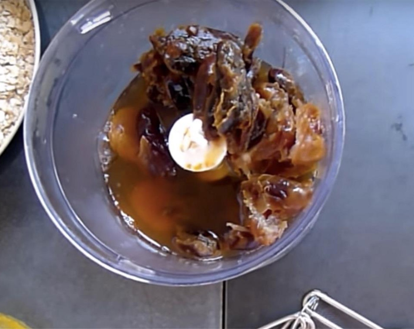 step 2 Place the Dates (1 cup) in a bowl with the boiling water and leave for about 20 minutes.