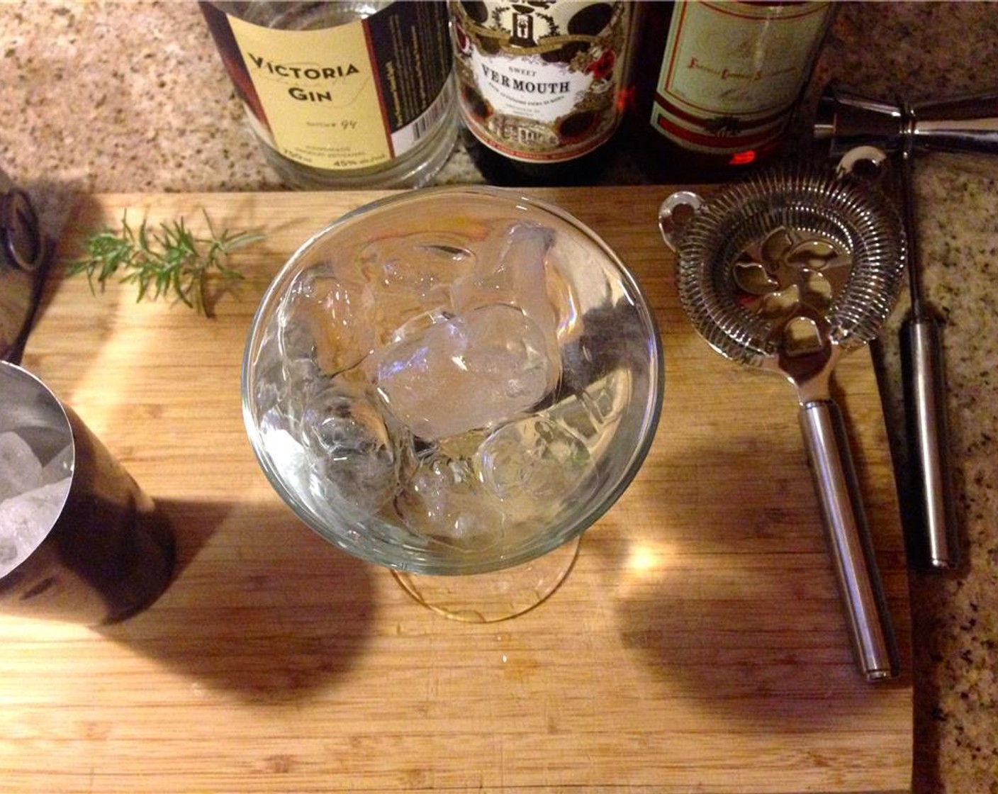 step 6 Add Ice (to taste) to your glass.