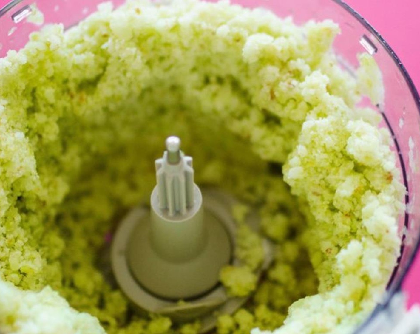 step 1 In a food processor, puree Green Grapes (3 cups), scraping down the sides as needed.