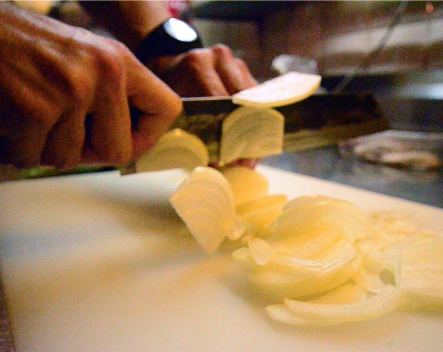 step 1 Julienne the Yellow Onions (3).