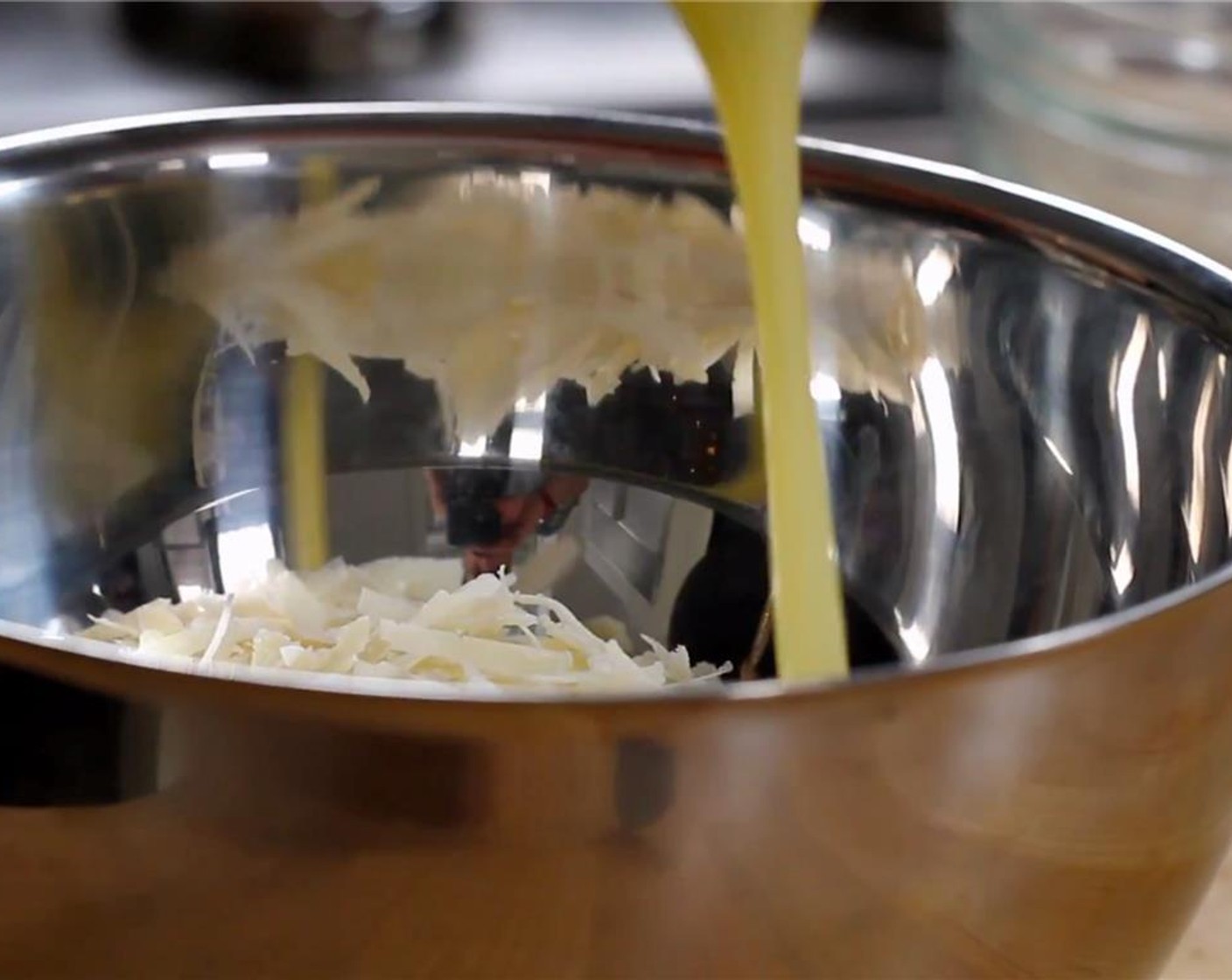 step 11 Combine Panko Breadcrumbs (1 cup), Parmesan Cheese (1/2 cup), and Butter (1/3 cup).