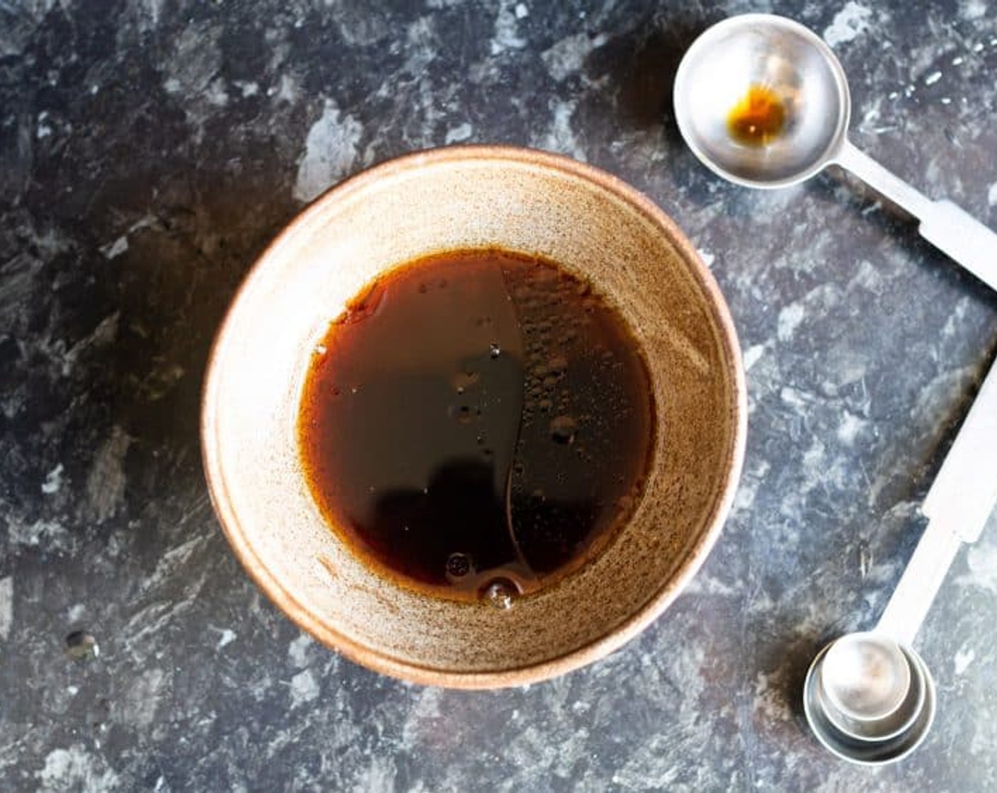 step 1 Combine Sesame Oil (1/2 tsp), Mirin (1 1/2 Tbsp), Light Soy Sauce (3 Tbsp), and Water (1 Tbsp) in a small bowl and mix well.