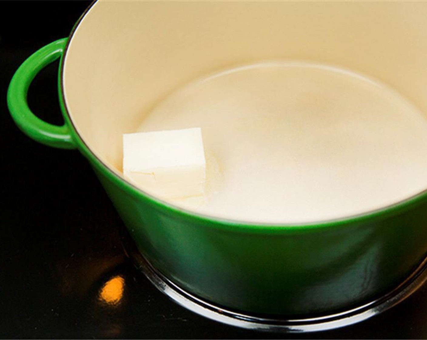 step 1 Melt the Unsalted Butter (1/3 cup) in a large Dutch oven or pot over medium heat.