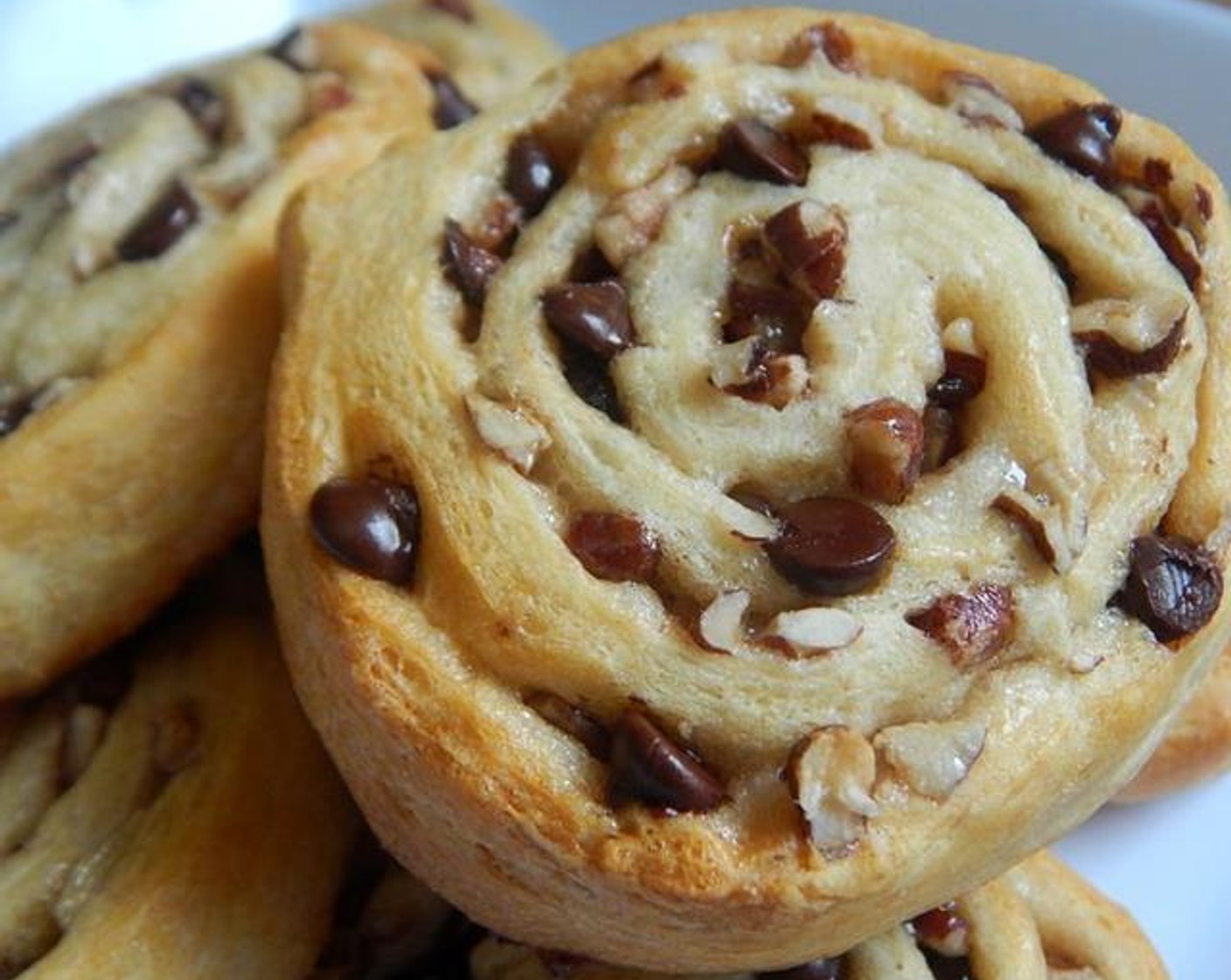 Maple Pecan Chocolate Pinwheels