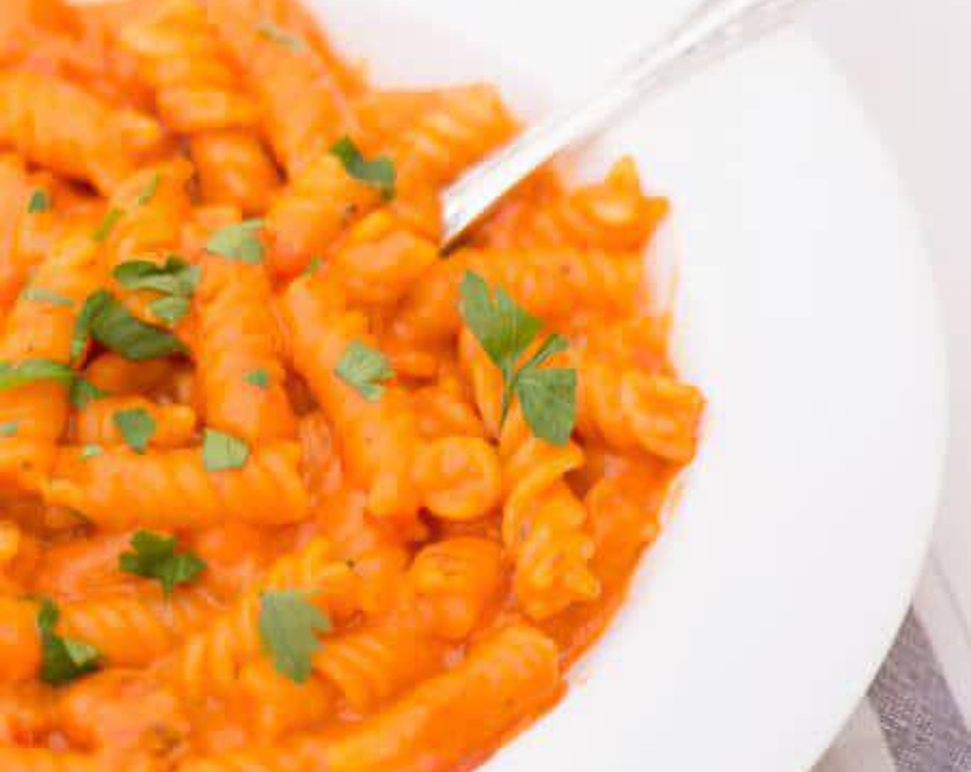 step 4 When it’s cooked & the sauce is nice and thick, it’s ready for you to tuck in! Divide between 2 bowls and eat straight away. You can sprinkle with a little Fresh Parsley (to taste) if you like.