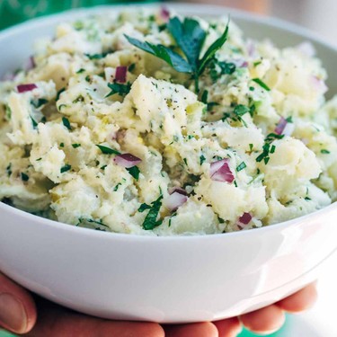 Creamy Potato Salad with Yogurt Recipe | SideChef