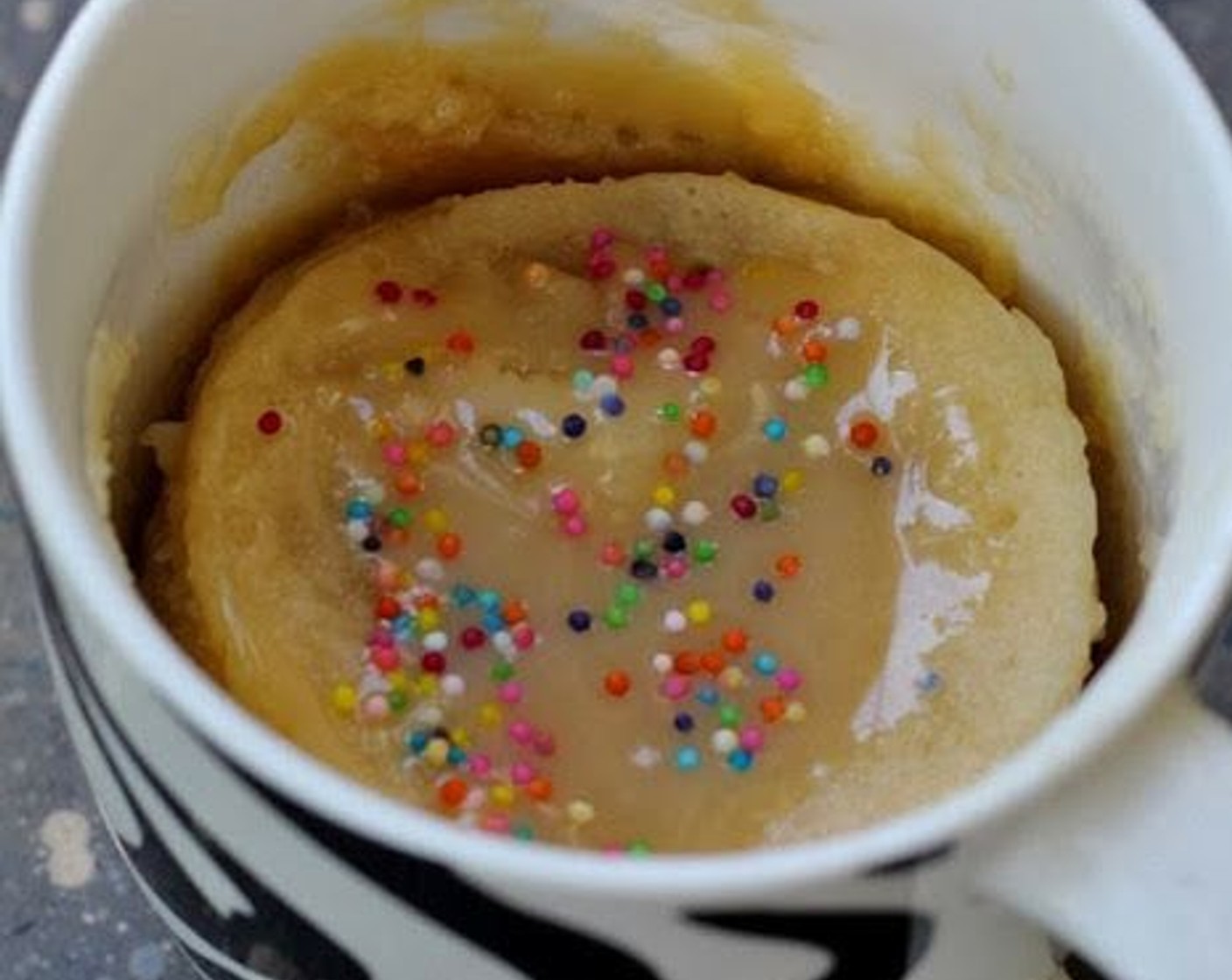 Molten Caramel Mug Cake