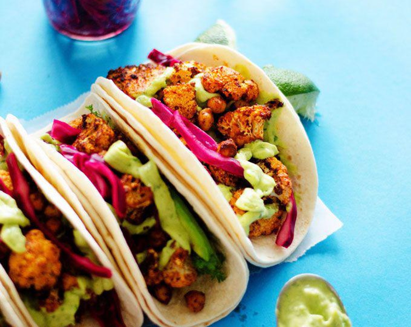 Roasted Cauliflower Street Tacos