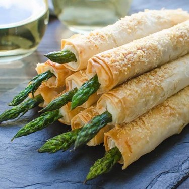Iberico Parmesan Asparagus Fingers Recipe | SideChef