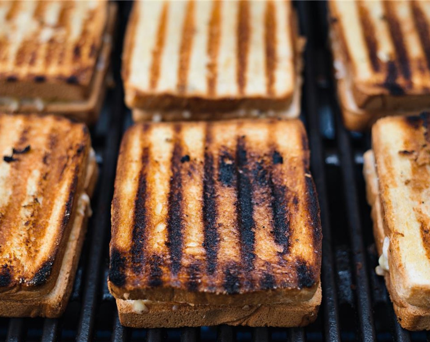 step 10 Grill for about 7 minutes on each side, until golden brown and the cheese is melted.