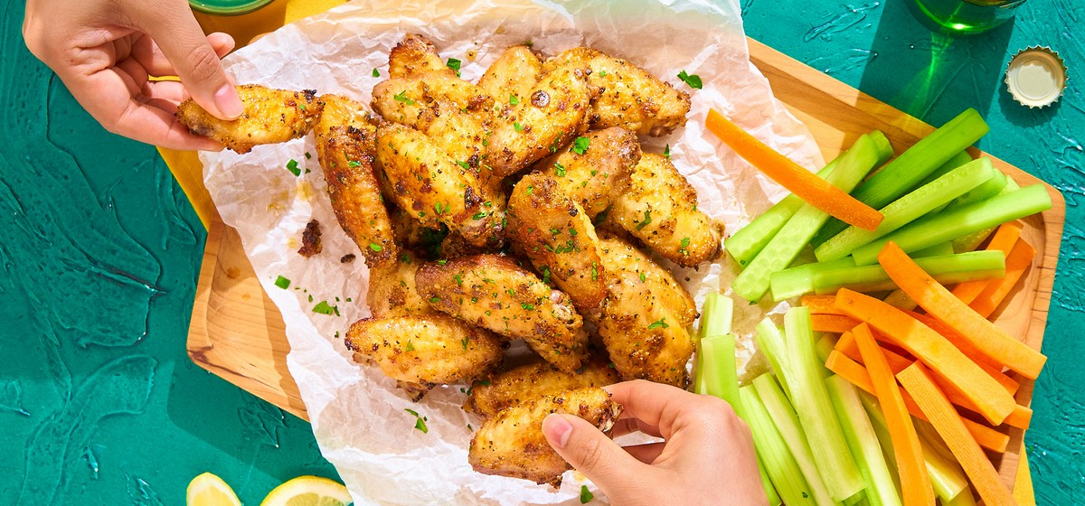 Lemon Pepper Chicken Wings Recipe | SideChef