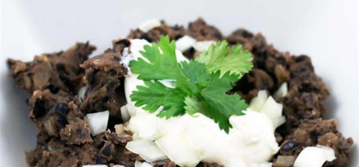 Refried Black Beans Recipe | SideChef