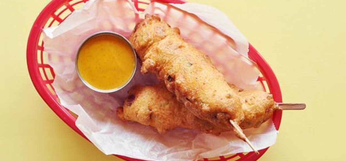 Bacon Cheddar Jalapeño Corn Dogs Recipe | SideChef