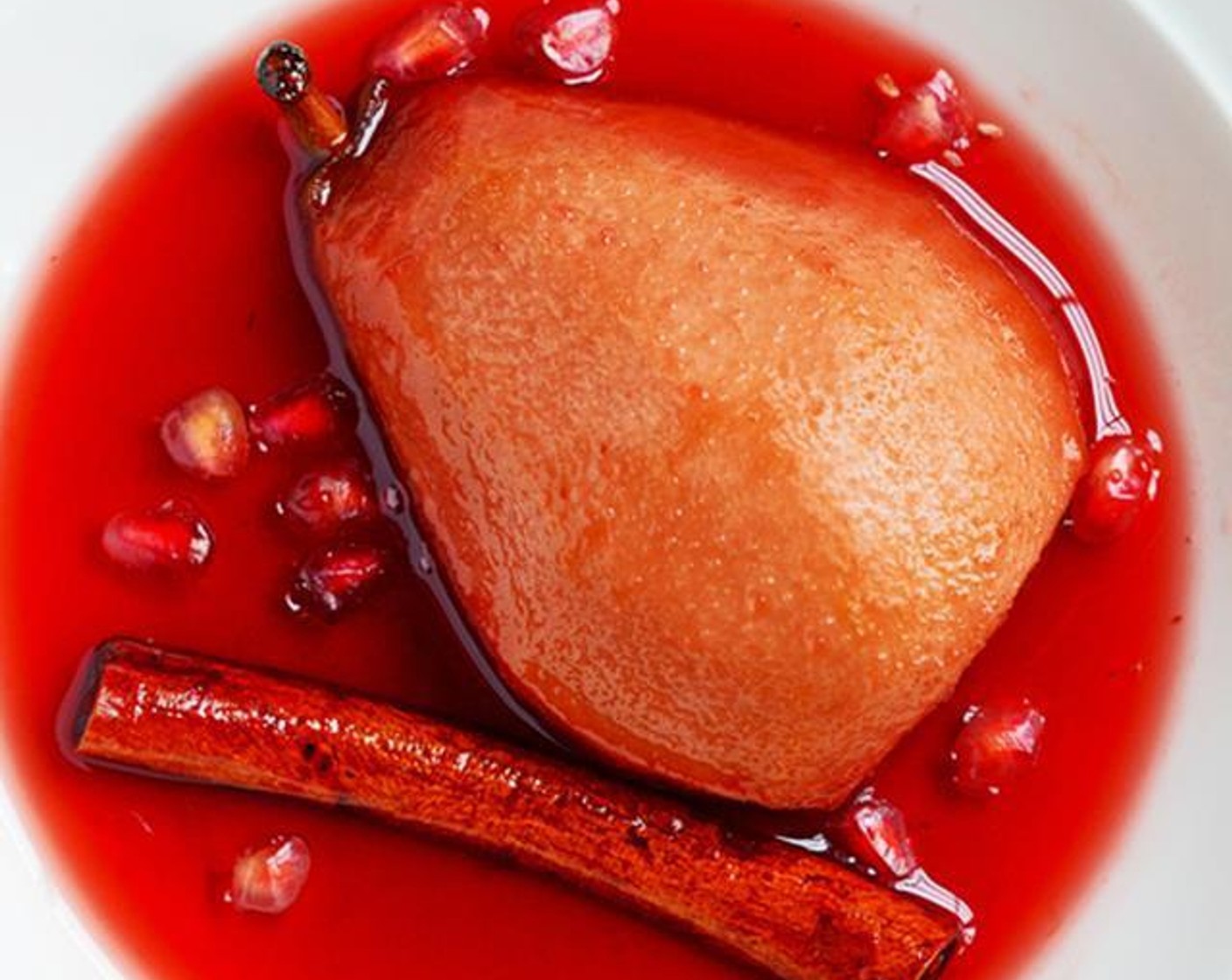 Baked Pears in Spiced Pomegranate Syrup