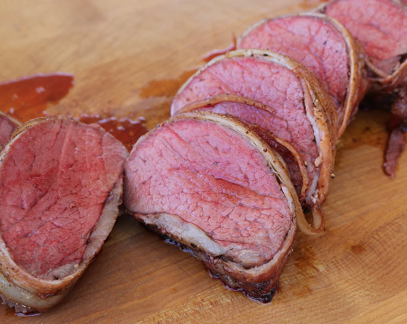 step 8 Carve tenderloin into slices.