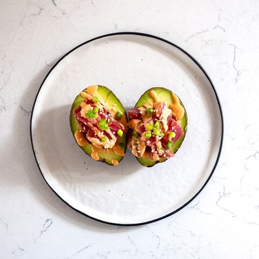 Poke Avocado Halves Recipe | SideChef