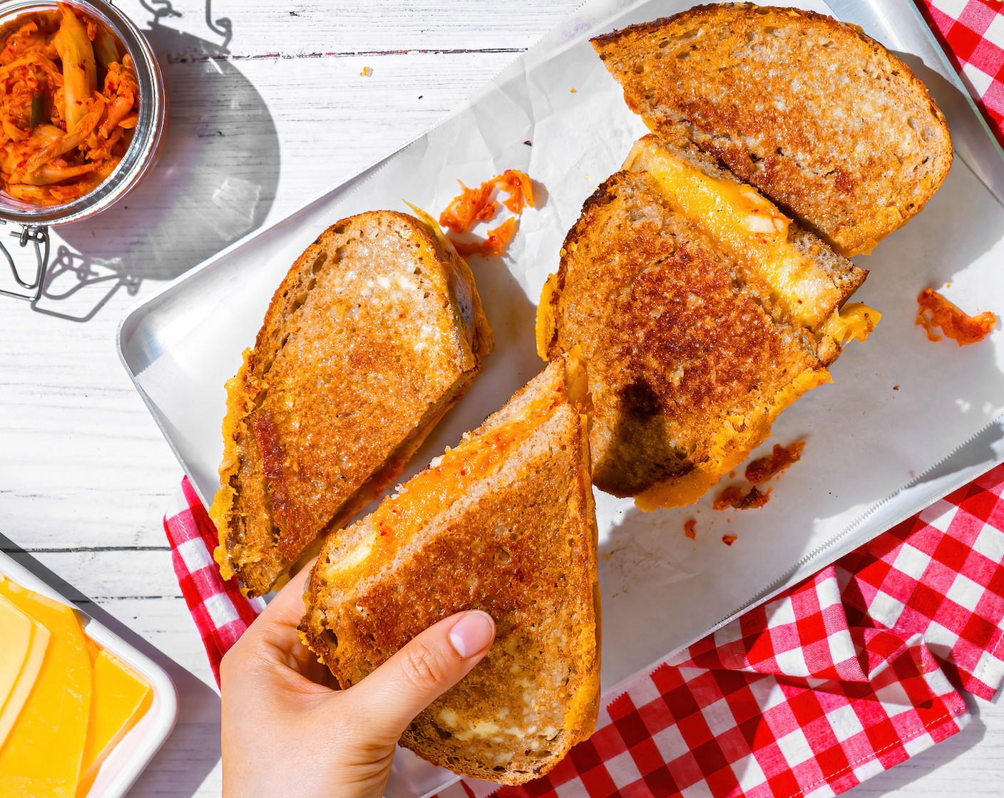 Kimchi Grilled Cheese