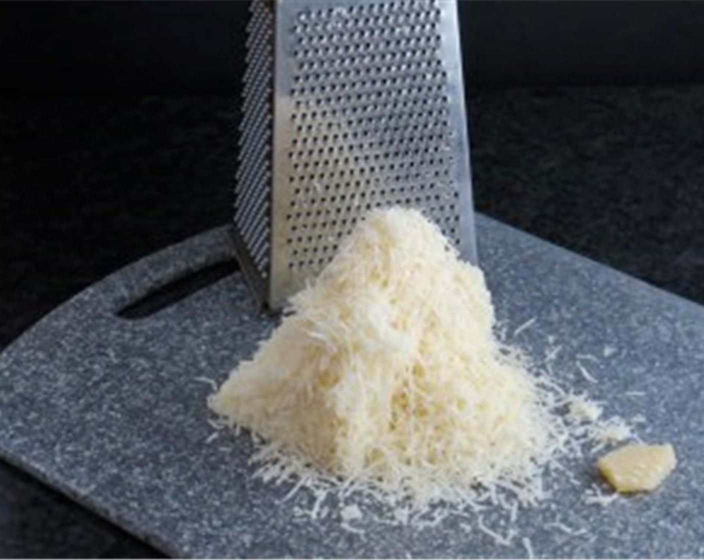 step 2 Grate the Parmesan Cheese (1 cup).