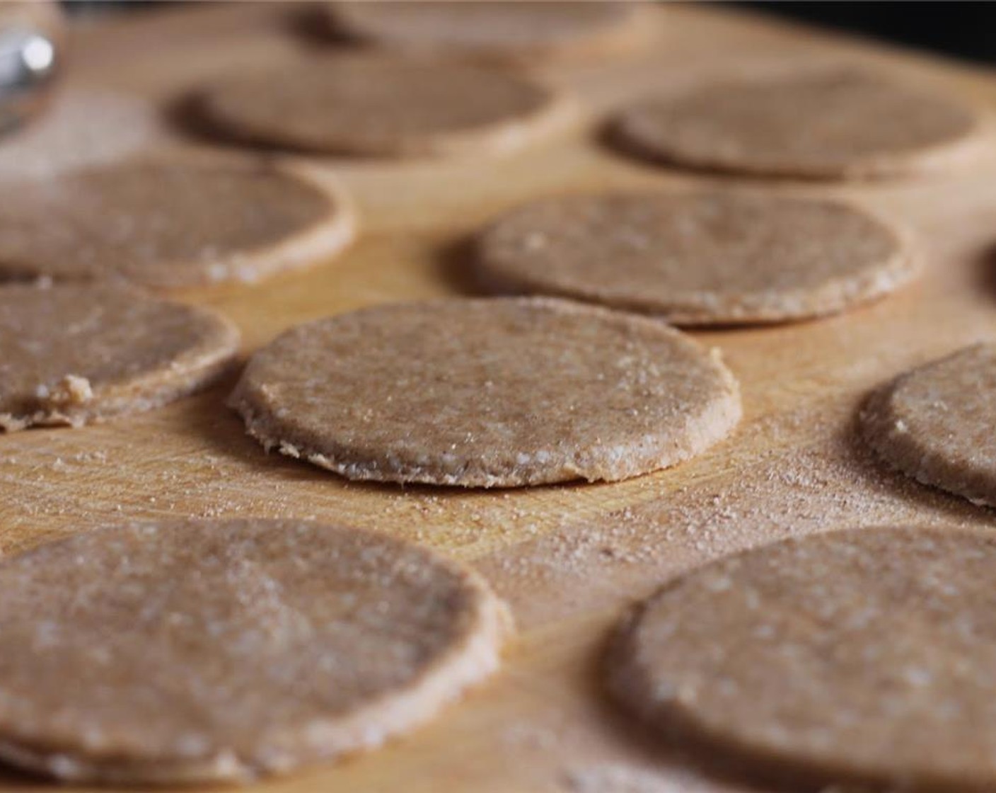 step 5 Roll out crust and cut out circles using a jar or glass as a cutter.