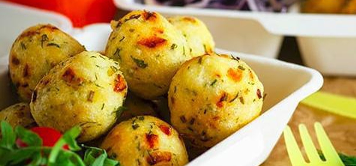 Mini Polenta Appetizers Balls Recipe SideChef